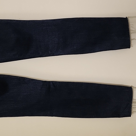 MOTHER The Looker High-Rise Ankle Fray Skinny Jeans in Close to the Edge 24 - Picture 10 of 16